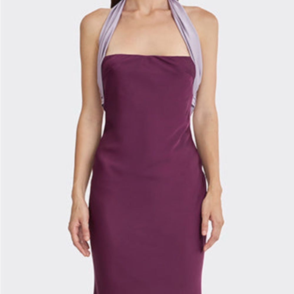 Stolen Stores backless purple dress